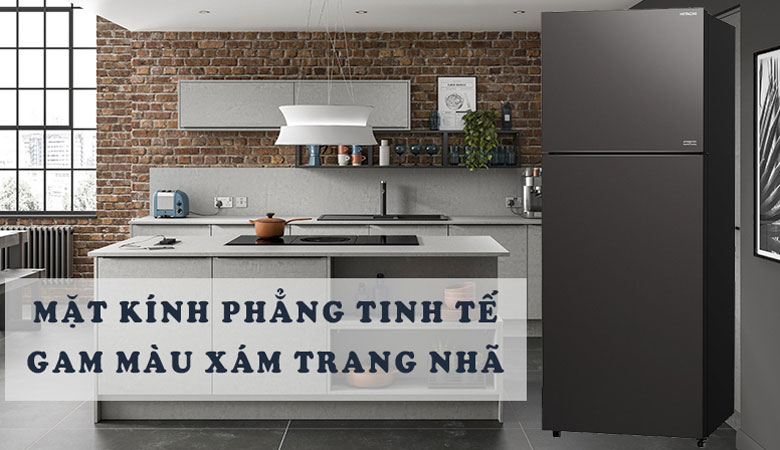 Tủ lạnh Hitachi 300l: Tủ lạnh Hitachi Inverter 349 lít R-FVY480PGV0 (GMG)