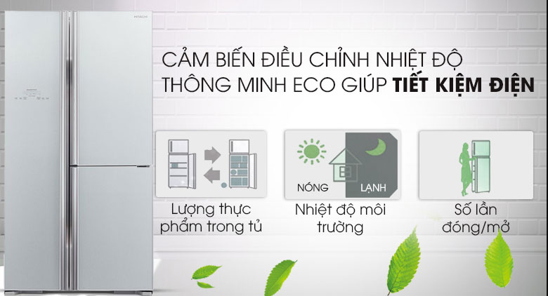 Tủ lạnh Hitachi 600l R-M700PGV2 (GS)