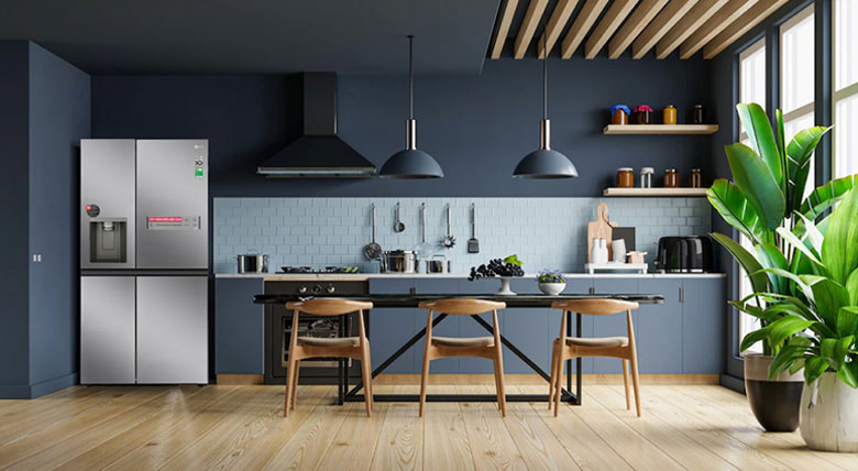 Tủ lạnh 4 cánh LG Inverter 635 lít GR-D257JS