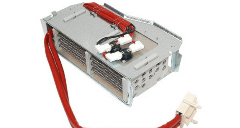 Máy sấy quần áo không nóng do sợi đốt bị hỏng