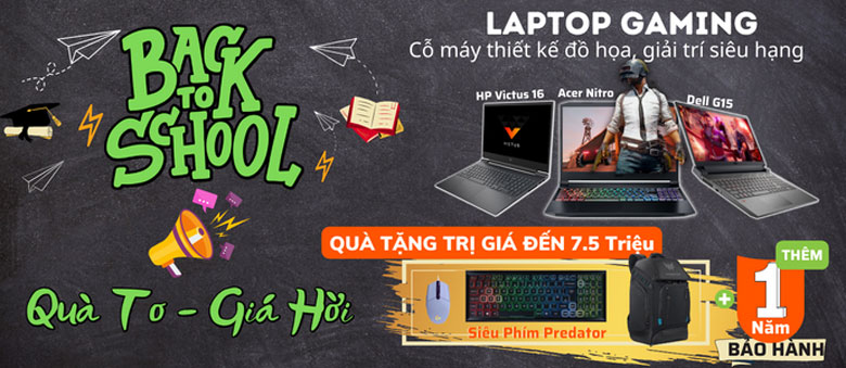 Back To School Laptop Gaming Quà To - Giá Hời