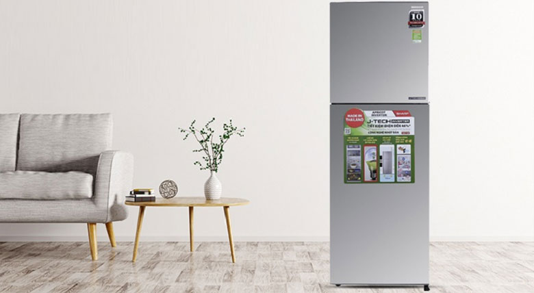 Tủ lạnh 200 lít: Tủ lạnh Sharp Inverter 224 lít SJ-X251E-SL