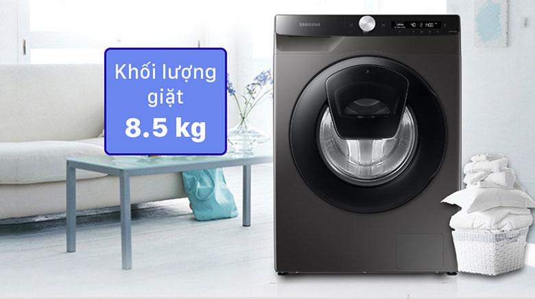 Máy giặt 8.5 kg Samsung WW85T554DAX/SV lồng ngang