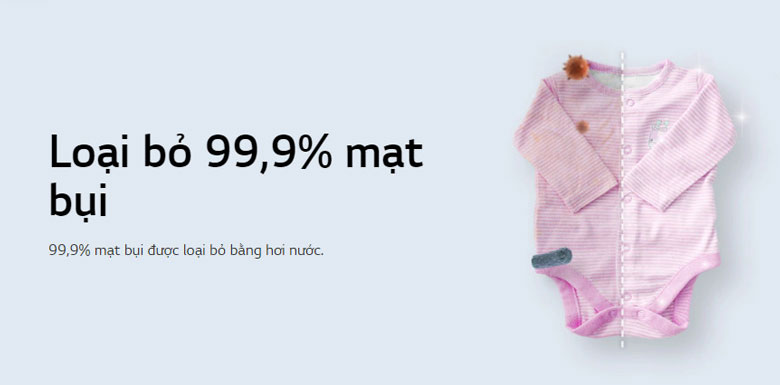 Máy giặt sấy LG Inverter 11kg FV1411H3BA lồng ngang - Loại bỏ 99.9% tác nhân dị ứng