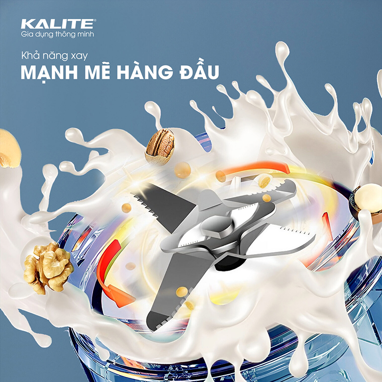 Công suất mạnh mẽ - Máy làm sữa hạt Kalite KCB12B