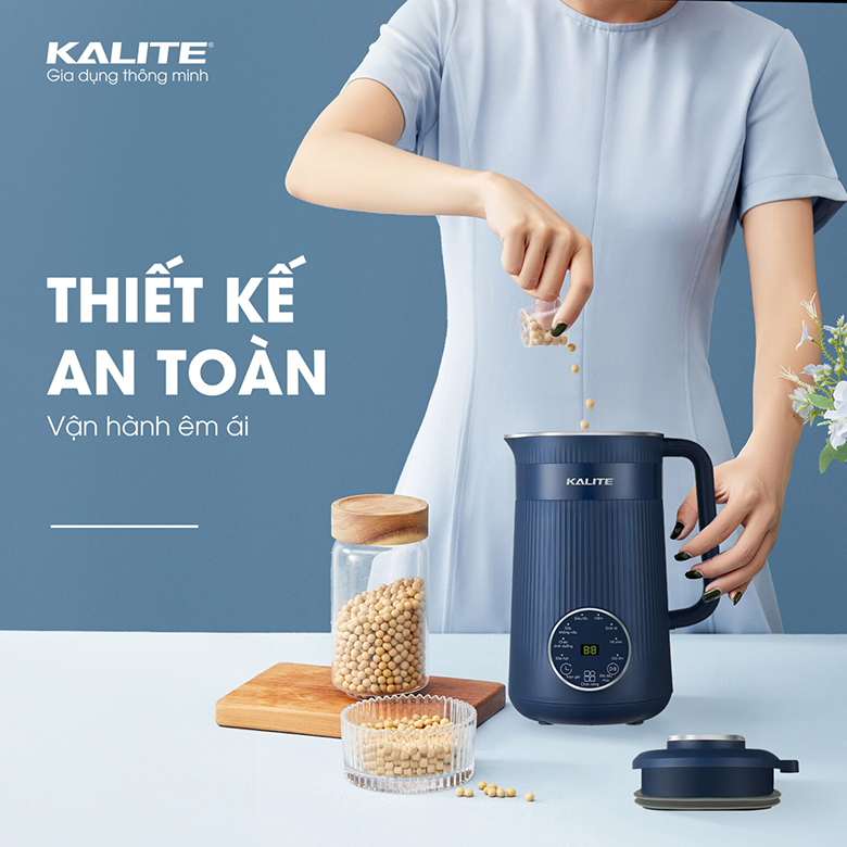 Thiết kế sang trọng - Máy làm sữa hạt Kalite KCB12B