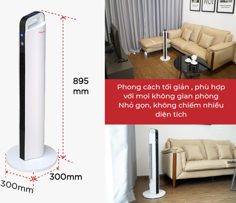 Quạt sưởi gốm FUJIHOME FH2000