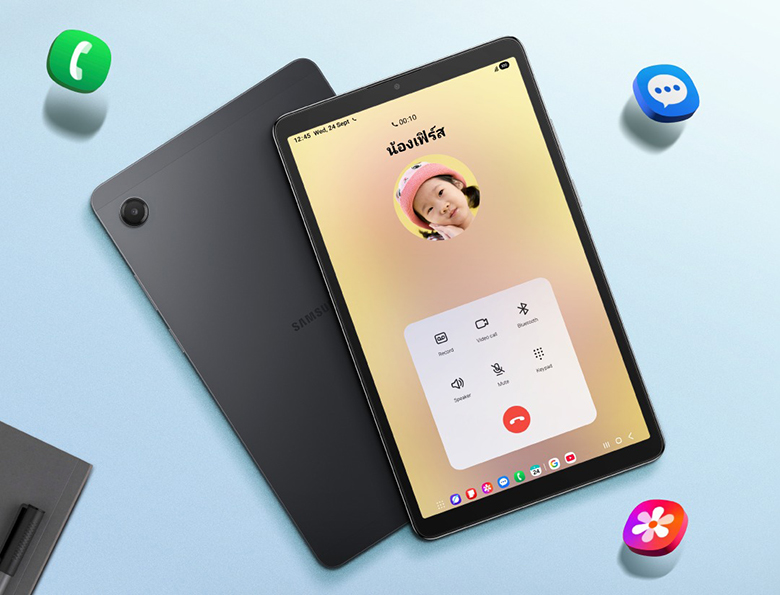 Máy tính bảng Samsung Galaxy Tab A11 LTE 4GB/64GB 2025 8.7" Silver thời lượng pin dài