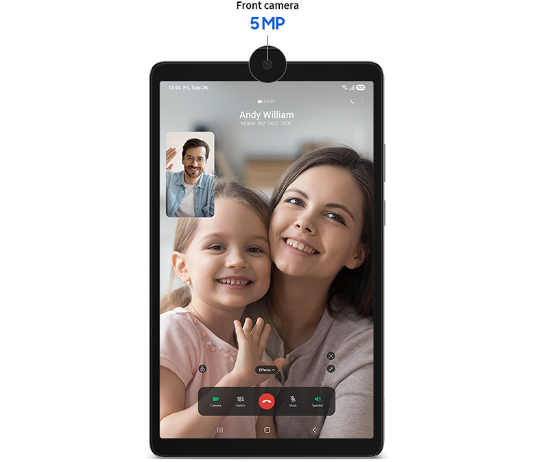 Máy tính bảng Samsung Galaxy Tab A11 LTE 4GB/64GB 2025 8.7" Silver camera trước 5mp