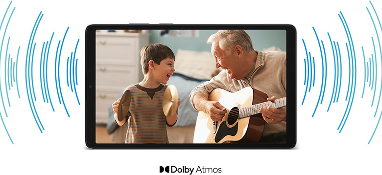 Máy tính bảng Samsung Galaxy Tab A11 LTE 4GB/64GB 2025 8.7" Silver âm thanh sống động