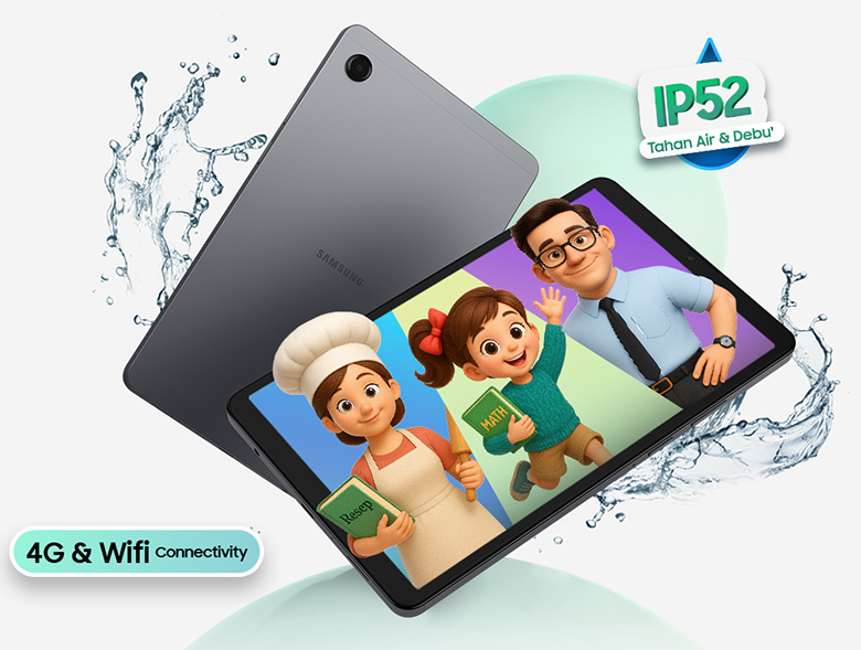 Máy tính bảng Samsung Galaxy Tab A11 LTE 4GB/64GB 2025 8.7" Silver