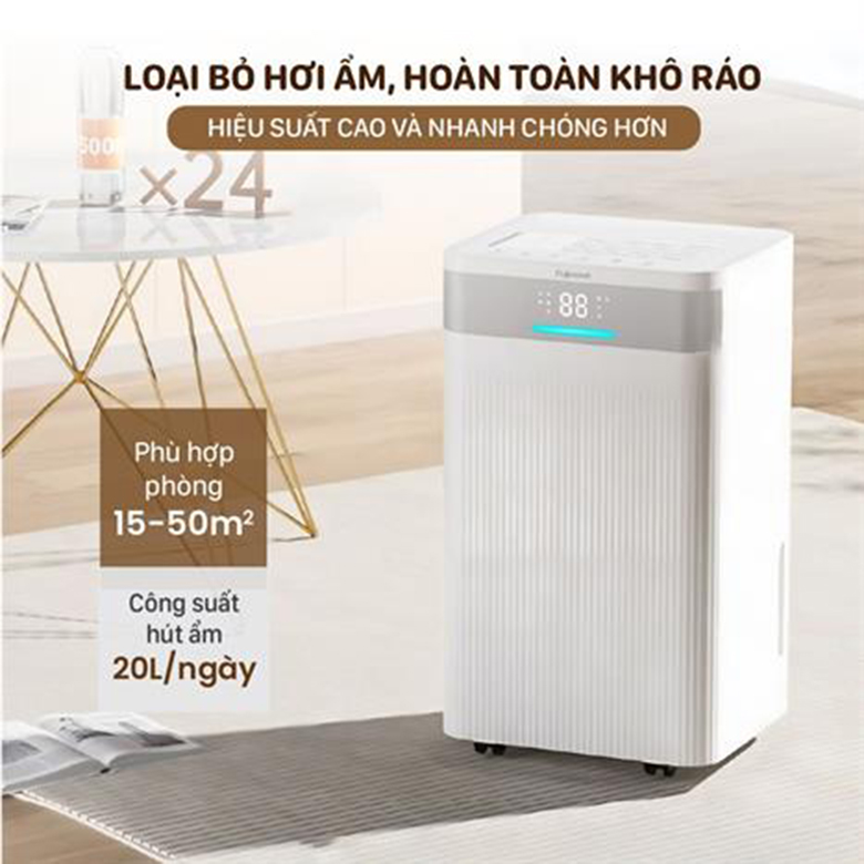 Thiết kế sang trọng - Máy hút ẩm Fujihome DH20NW