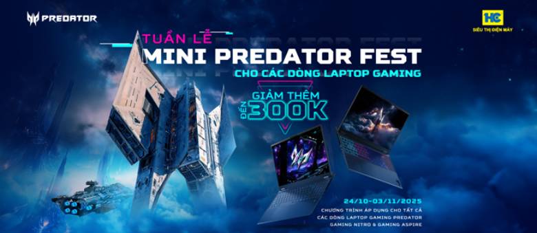 Tuần lễ Mini Predator Fest TP HCM - Tháng 10/2025