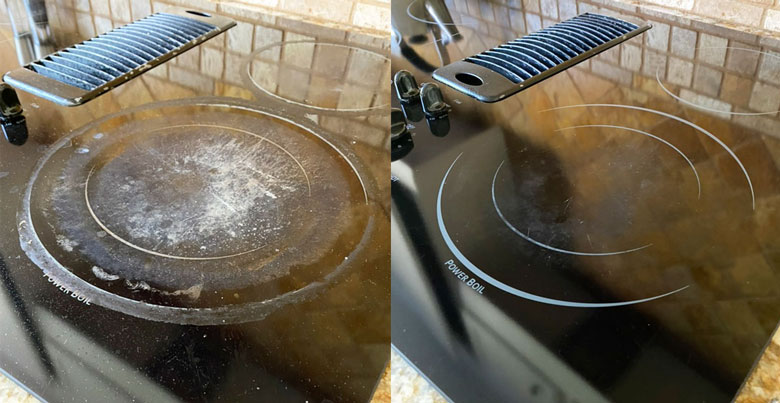 Cách xử lý bếp hồng ngoại bị cháy mặt kính