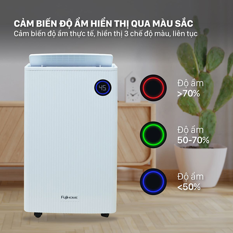 Cảm biến độ ẩm - Máy hút ẩm Fujihome DH25W-HEPA-NEW