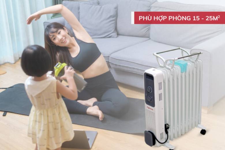  Máy sưởi dầu FUJIHOME OH8411