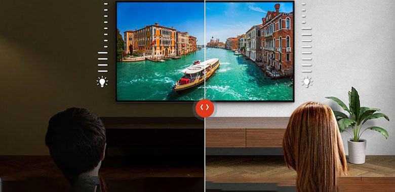 Android Tivi Sony 8K 85 inch XR-85Z9J với cảm biến ánh sáng