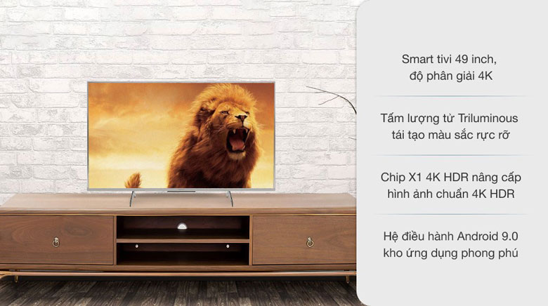 Tivi Sony 49 inch Android 4K KD-49X8500H/S
