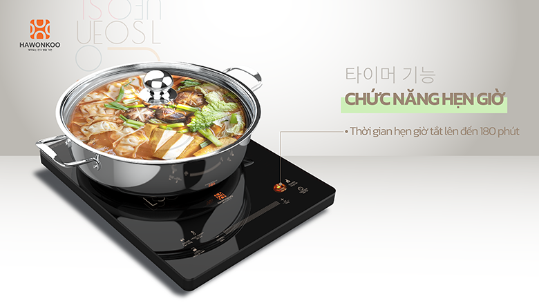 Bếp từ Hawonkoo SEOUL-CEH-109-I có hẹn giờ