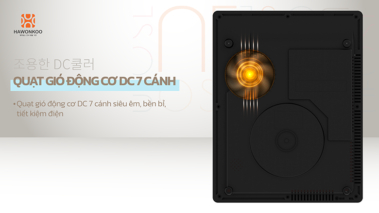 Bếp từ Hawonkoo SEOUL-CEH-109-I tản nhiệt nhanh