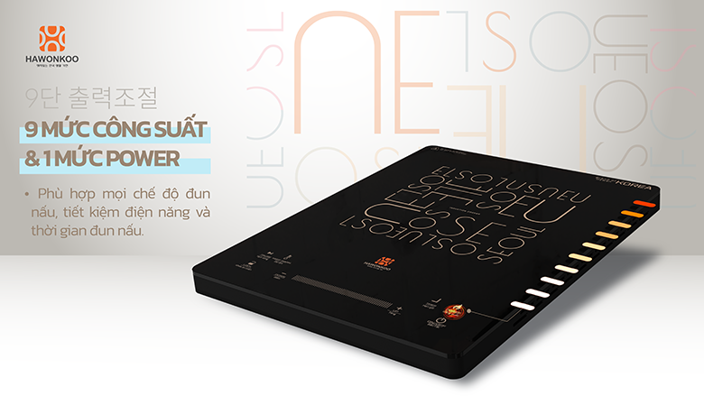 Bếp từ Hawonkoo SEOUL-CEH-109-I công suất mạnh mẽ
