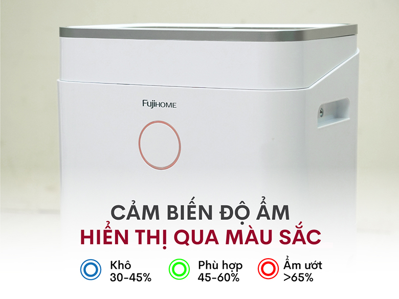Cảm biến độ ẩm thông minh - Máy hút ẩm Fujihome DH20W