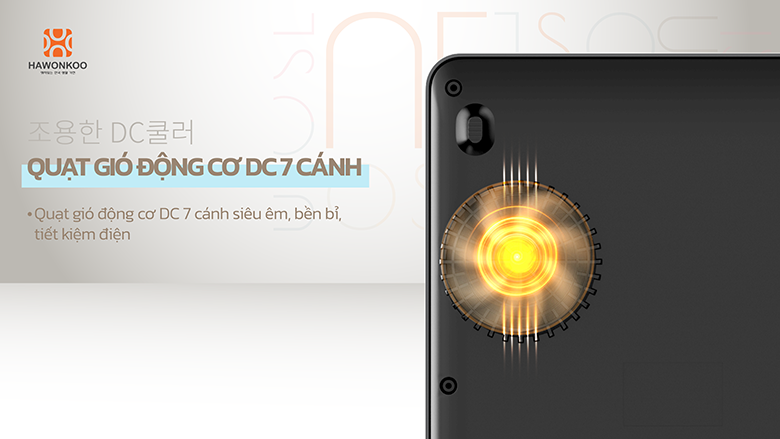 Bếp từ Hawonkoo SEOUL-CEH-106-I-GR/CF tản nhiệt nhanh