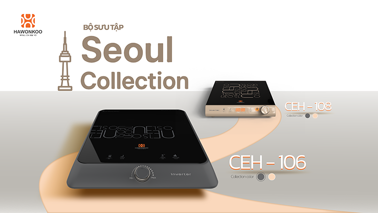 Bếp từ Hawonkoo SEOUL-CEH-106-I-GR/CF
