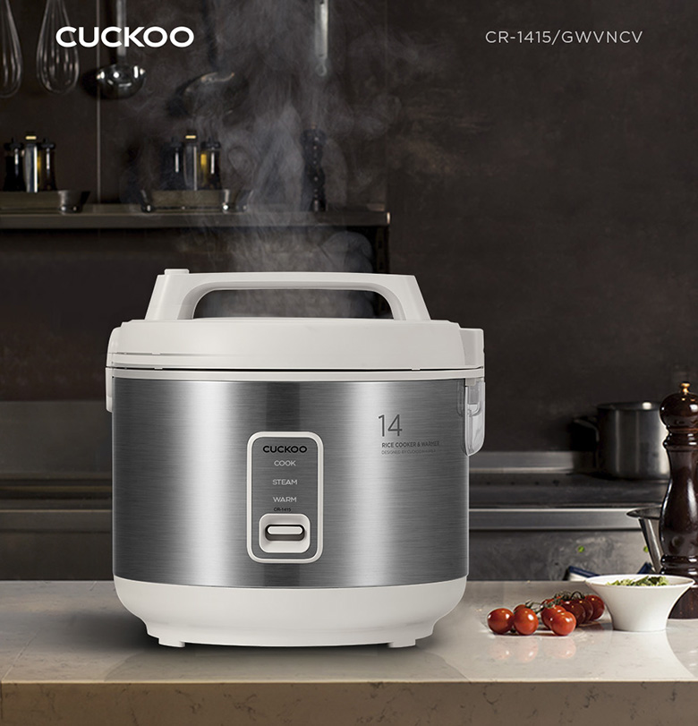 Nồi cơm điện Cuckoo CR-1415 mang đến dung tích lớn
