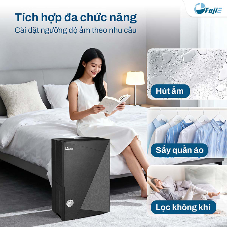 Tính năng hoạt động tự động - Máy hút ẩm Fujie HM-930ED