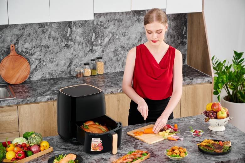  Nồi chiên không dầu Fujihome A6DB 6.5 Lít