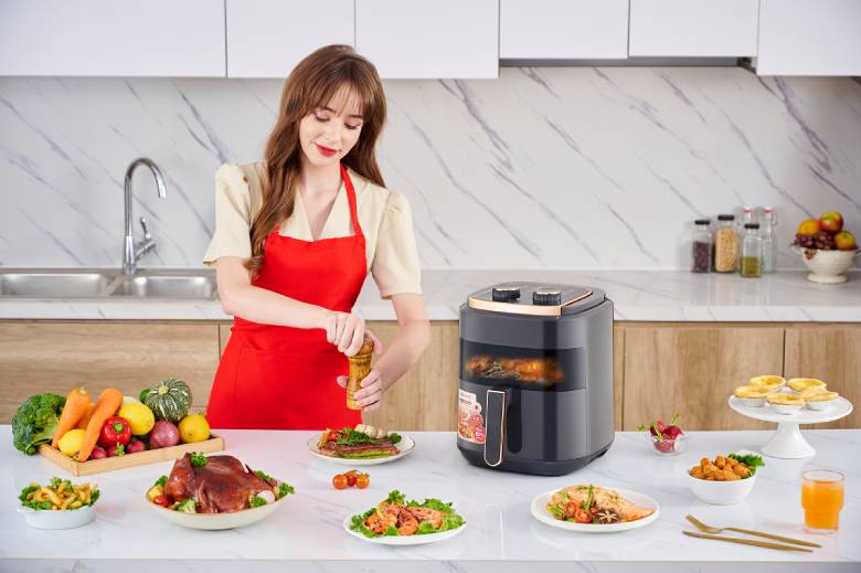  Nồi chiên không dầu Fujihome A5GG 5.5 Lít