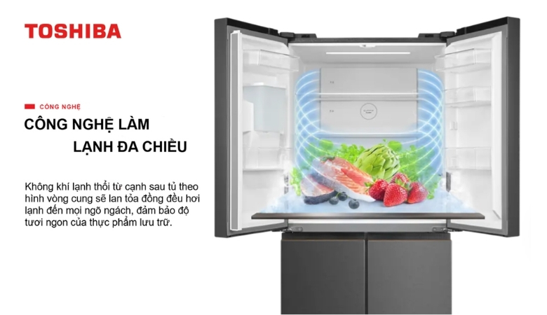 Công nghệ làm lạnh tủ lạnh Toshiba