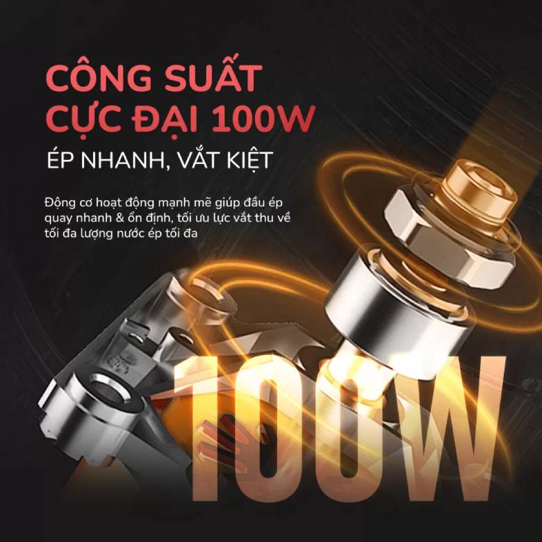  Máy vắt cam Unie UECJ-666R - Công suất lớn 100W