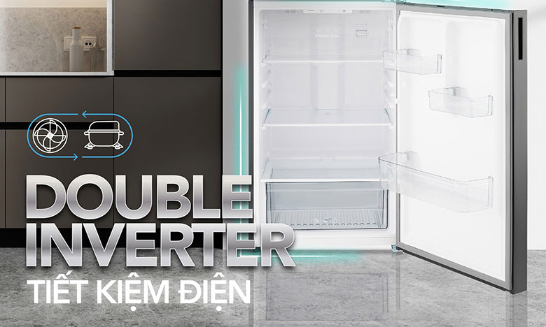 Tủ lạnh Funiki tiết kiệm điện với Double Inverter