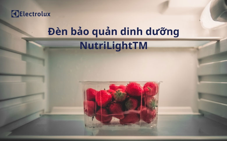 Tủ lạnh Electrolux với đèn NutriLight bảo quản dinh dưỡng 