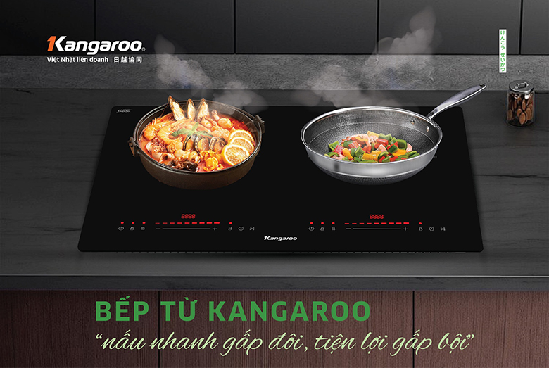 Bếp từ đôi Kangaroo KGIC50D5T công suất mạnh mẽ