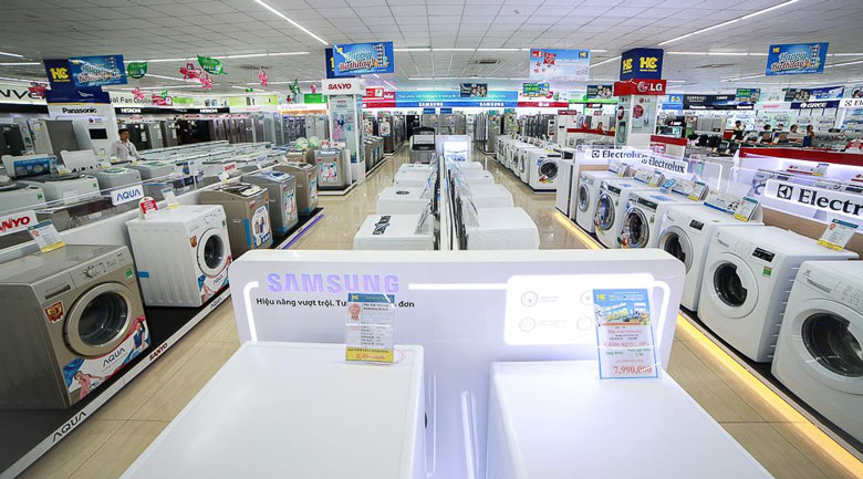 Mua máy giặt chính hãng tại Siêu thị Điện máy HC