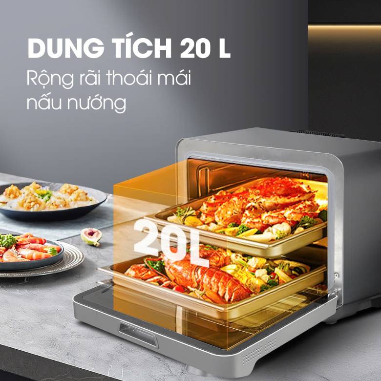Nồi chiên hơi nước KALITE ULTRA 360 20L - Dung tích 20 lít