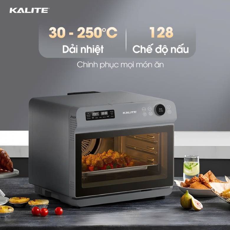 Nồi chiên hơi nước KALITE ULTRA 360 20L - Dải nhiệt 30 – 250°C, 128 chế độ nấu