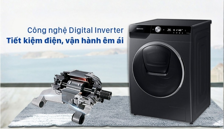 Máy giặt Samsung inverter tiết kiệm điện hoạt động êm ái