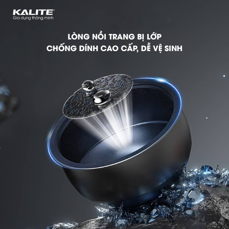  Nồi áp suất điện Kalite KPC6088 6L Lớp chống dính cao cấp