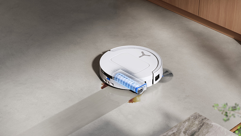 Robot hút bụi lau nhà Ecovacs T80 Omni - Trắng hỗ trợ giặt giẻ