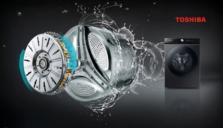 Máy giặt Toshiba động cơ inverter êm ái