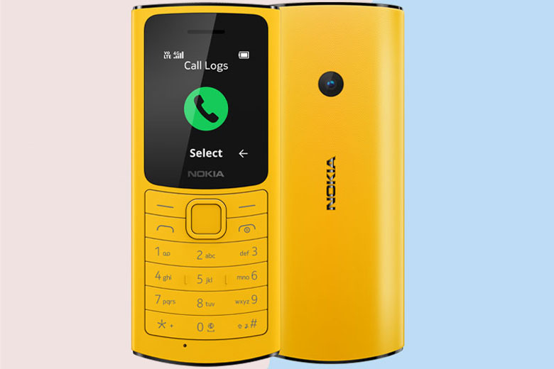 Điện thoại Nokia 110 4G TA-1376 DS VN Vàng - Màn hình hiển thị rõ ràng