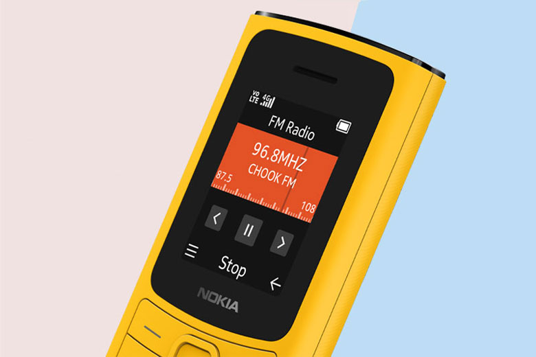 Điện thoại Nokia 110 4G TA-1376 DS VN Vàng - Hỗ trợ nhiều tiện ích