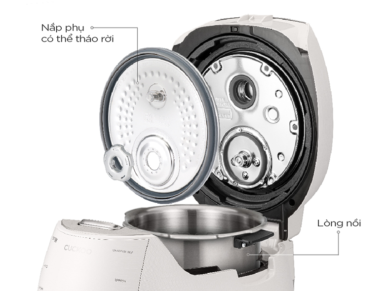 Nồi cơm áp suất điện tử Cuckoo 1.8 lít CRP-CHAS109FW tự làm sạch