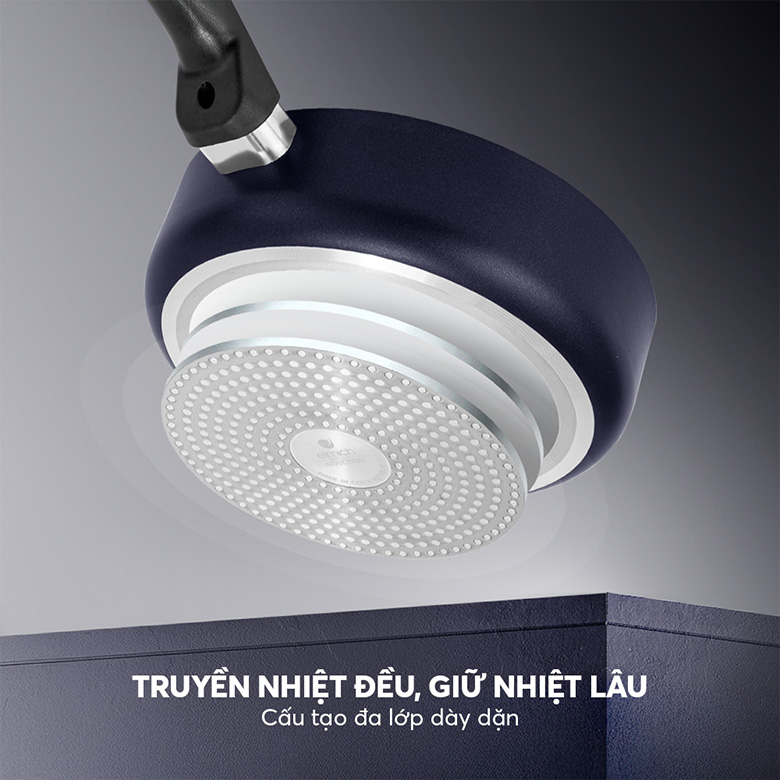 Đáy từ cao cấp - Chảo chống dính nhập khẩu Elmich EL8086 