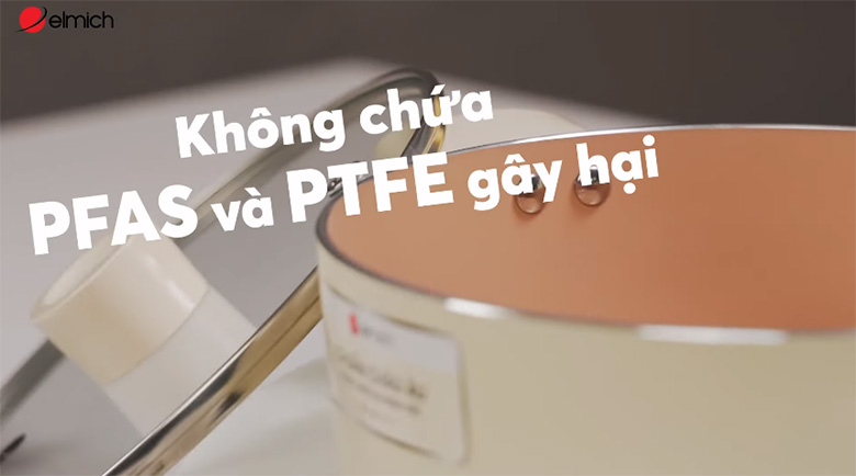 Cấu tạo dày dặn - Bộ nồi chống dính Ceramic Elmich EL5240BE01