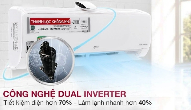 Công nghệ Dual Inverter điều hoà LG